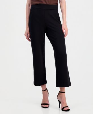 Женские укороченные брюки Anne Klein Wide-Leg Cropped Pull-On