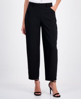 Anne Klein Women's Barrel-Leg Ankle Pants