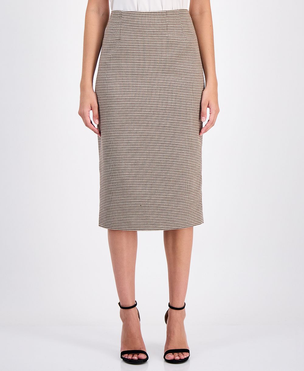 Anne Klein Женская юбка-карандаш с узором houndstooth