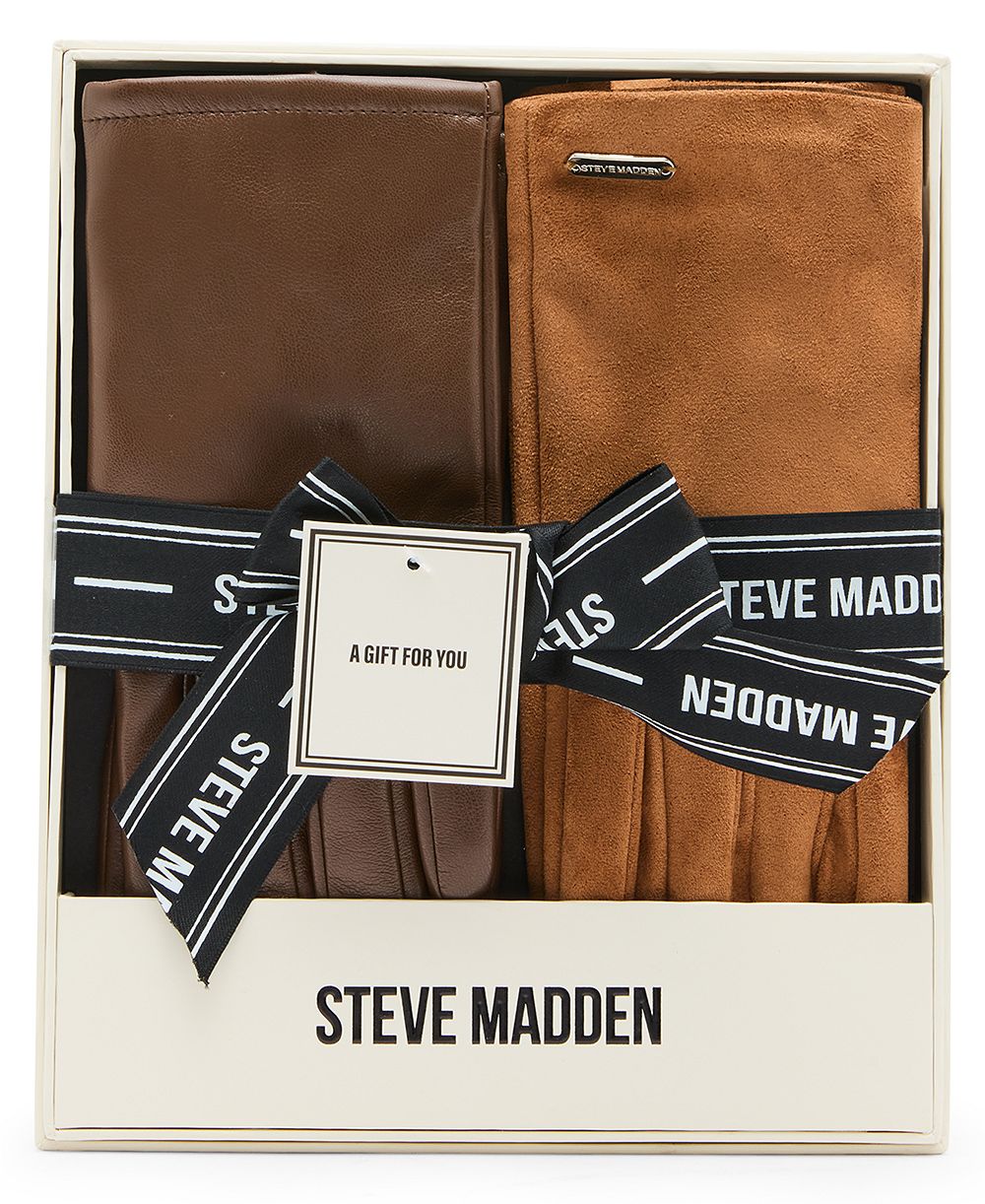 Steve Madden Trendy Gloves, 2-Piece Set