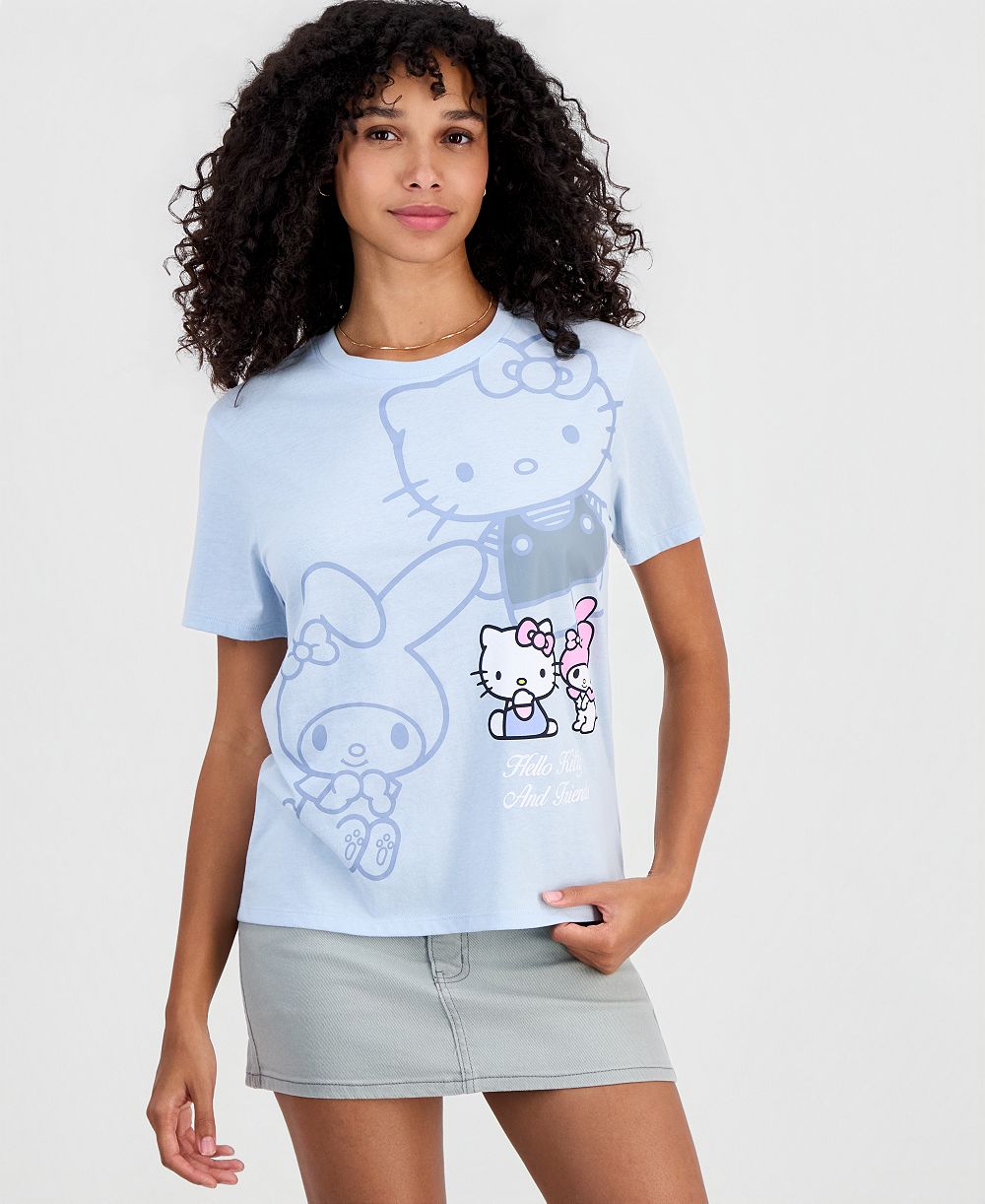 Детский resultMapка Sanrio Hello Kitty & My Melody Crewneck Tee