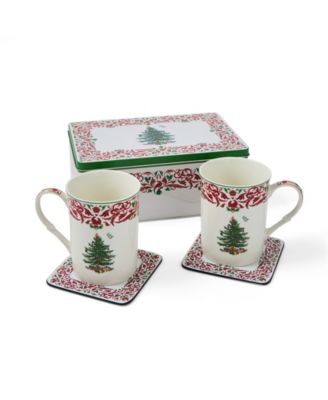 Spode Christmas Tree 2026 Annual 5-Piece Mug and Tin Set