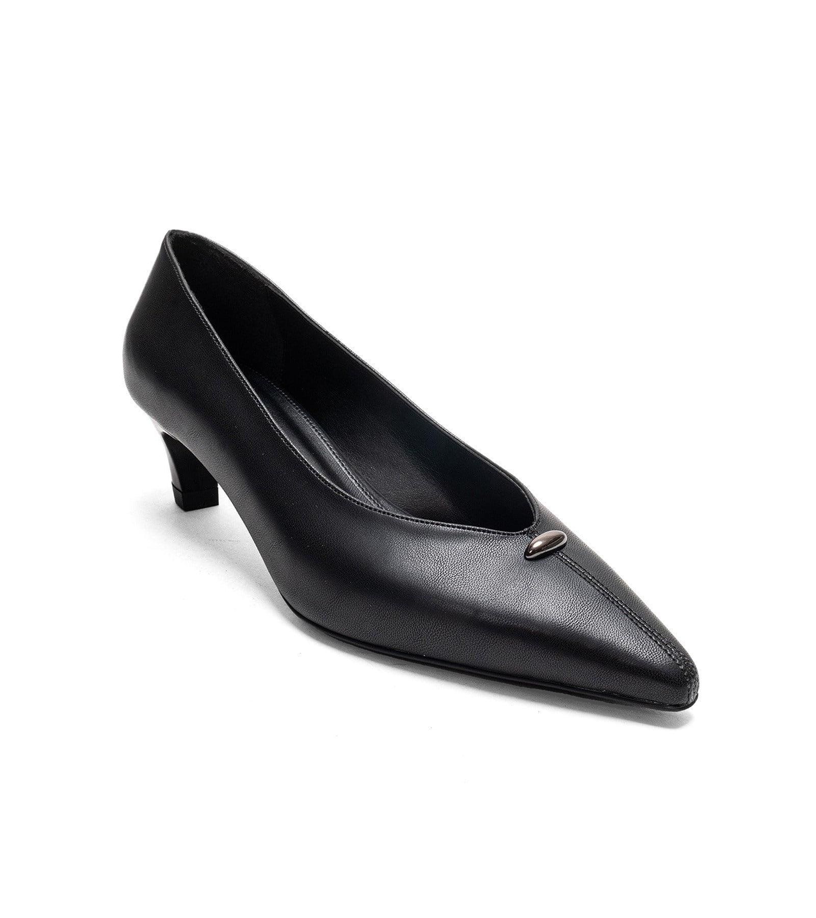 Prologue Shoes Women's Versay Pointed Toe Kitten Heel Pump