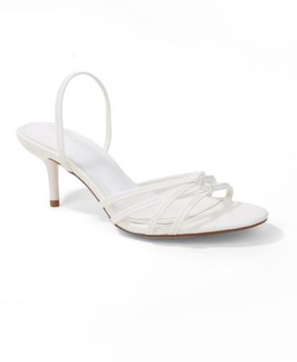 Босо sandals BERNESS Women's Heidy Slingback Knotted Strappy Kitten Heel