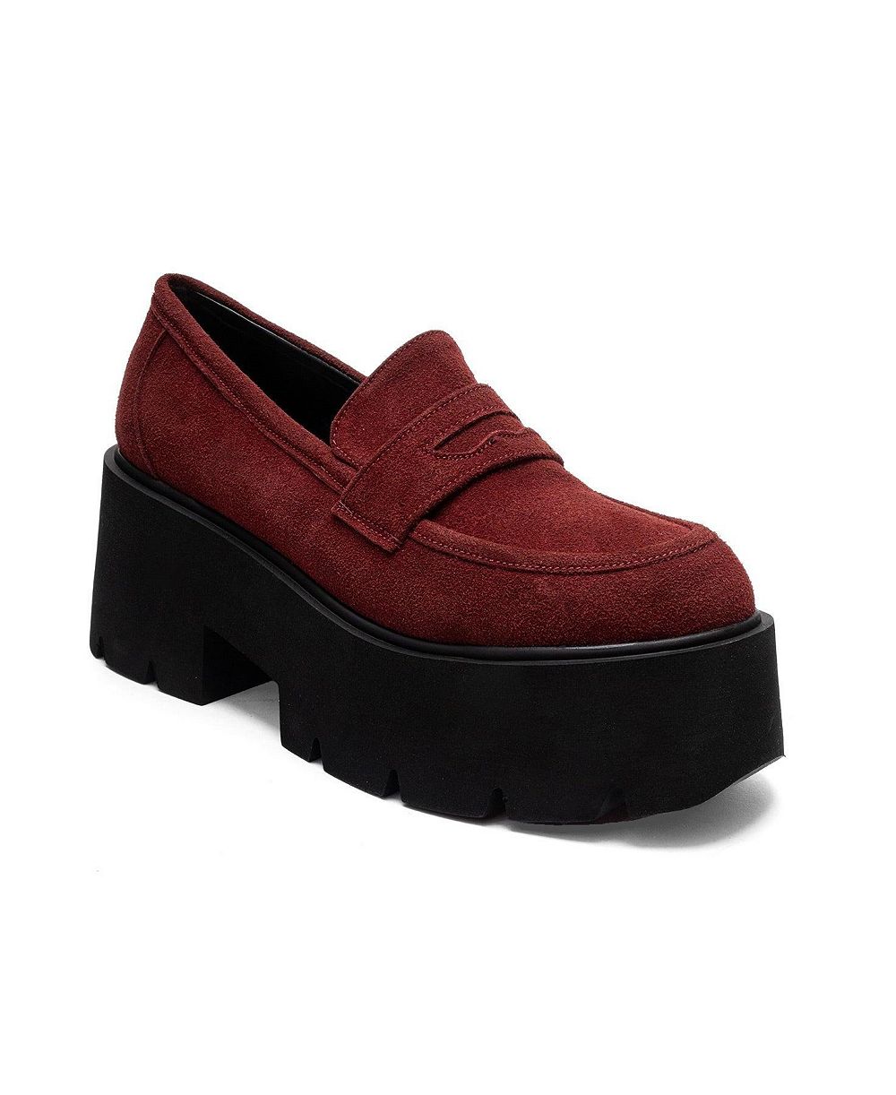Prologue Shoes Women's Santia Chunky Platform Loafer