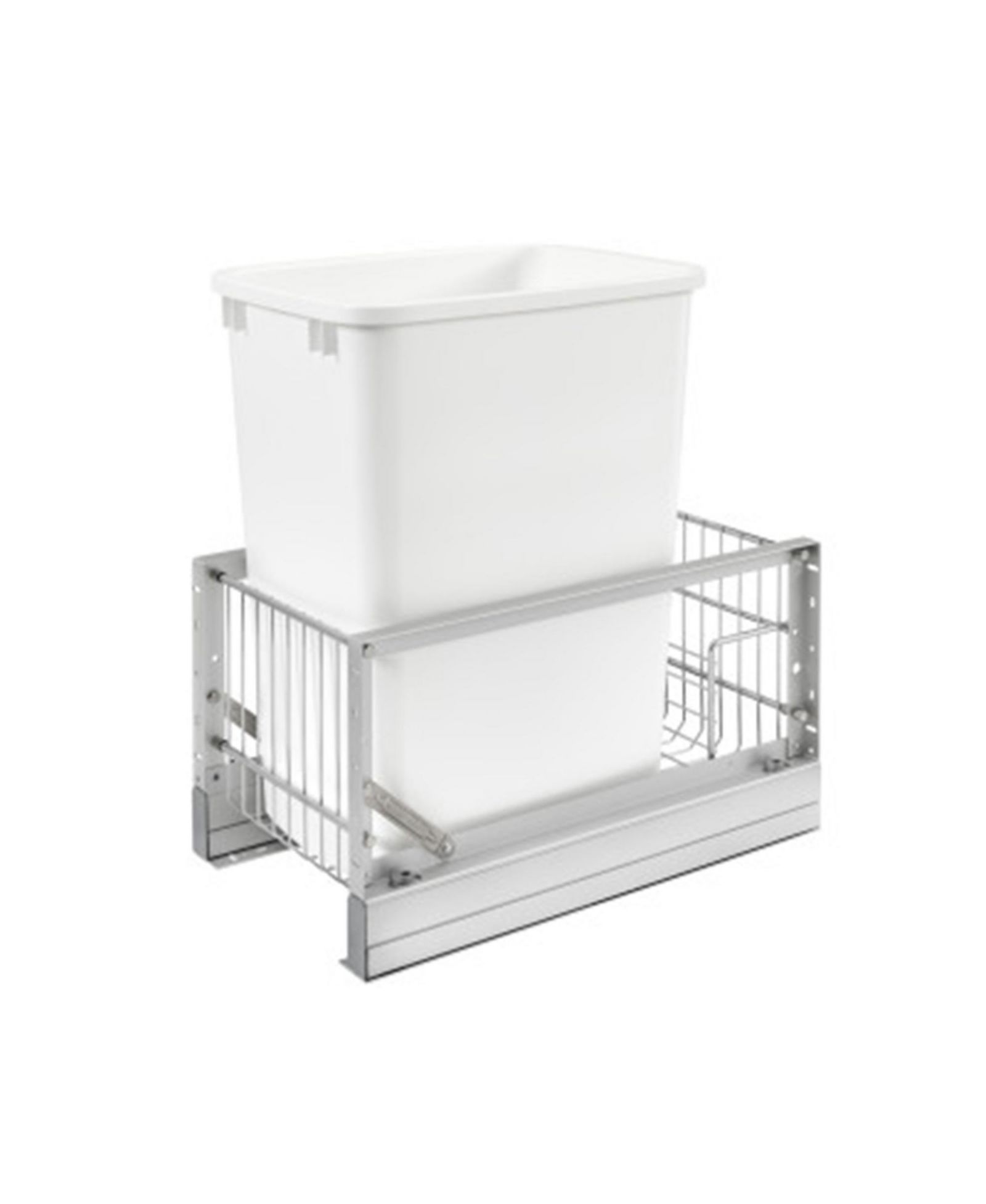Rev-A-Shelf Reduced Depth Pullout 35 qt. Trash Can With Soft-Close, 5349-15DM18-1