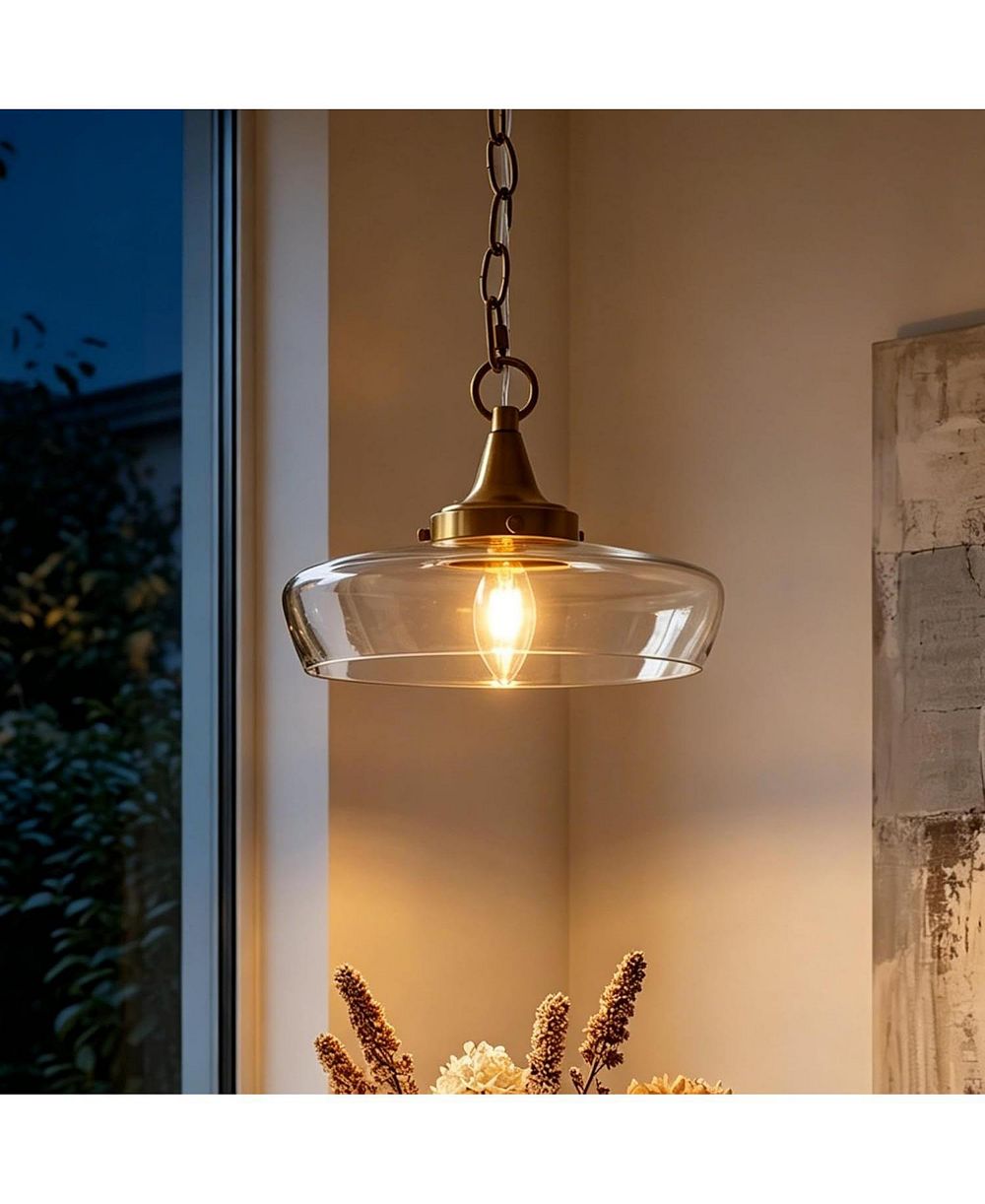 Tribesigns подвесной светильник Clear Glass Shade