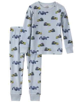 Carter's комплект пижамы из топа и брюк DreamPlush для мальчиков-малышек 2T-5T, длинный рукав, плотная посадка, 2 предмета