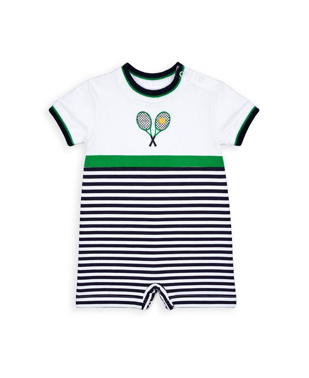 Детский шортс Florence Eiseman Baby Boy Stripe Knit Shortall