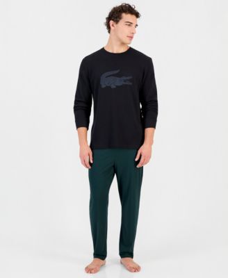 Lacoste Мужская пижамная рубашка Lacoste Waffle-Knit