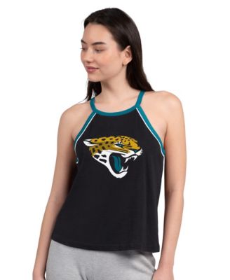 G-III 4Her by Carl Banks Women's Black Jacksonville Jaguars Redemption Win Slub Tank Top
