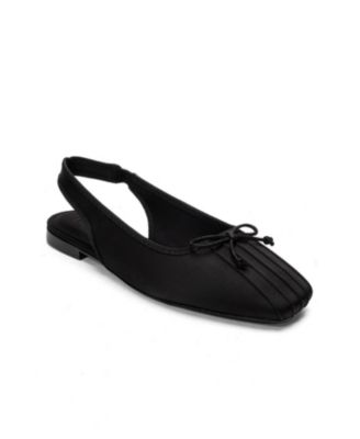 Prologue Shoes Women's Zelvia Bow Slingback Ballet Flat