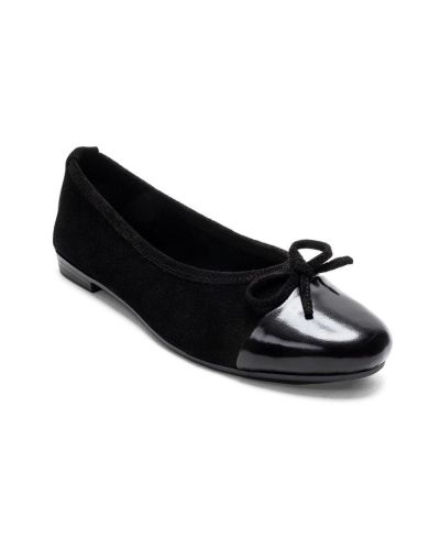 Forever & Always Shoes Women's Boleo Leather Ballet Flat