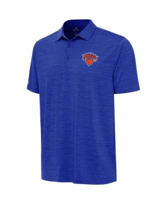 Мужская рубашка поло Antigua Heather Royal New York Knicks Layout