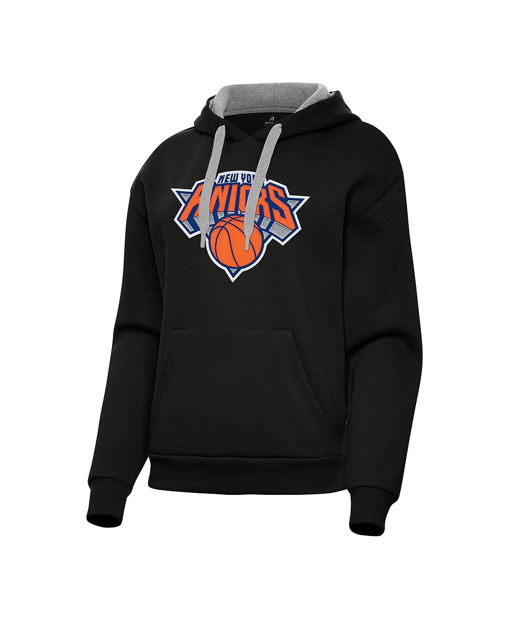 Женское худи Antigua New York Knicks Victory Pullover Black