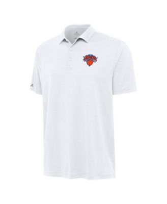 Мужская рубашка-поло Antigua White New York Knicks Reprocess