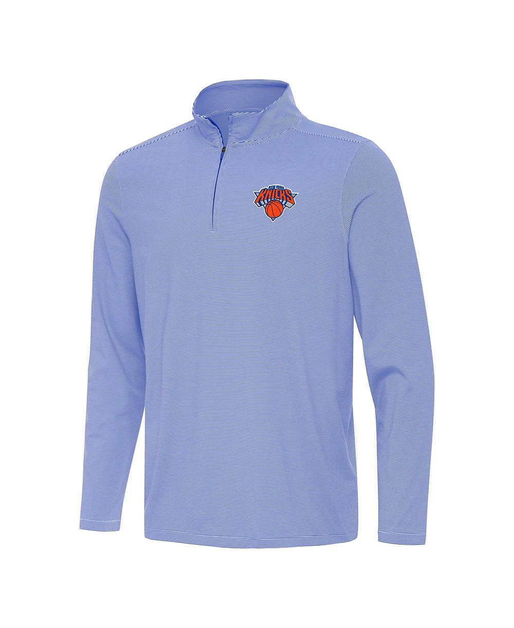 Мужской джемпер Antigua New York Knicks Twine Quarter-Zip