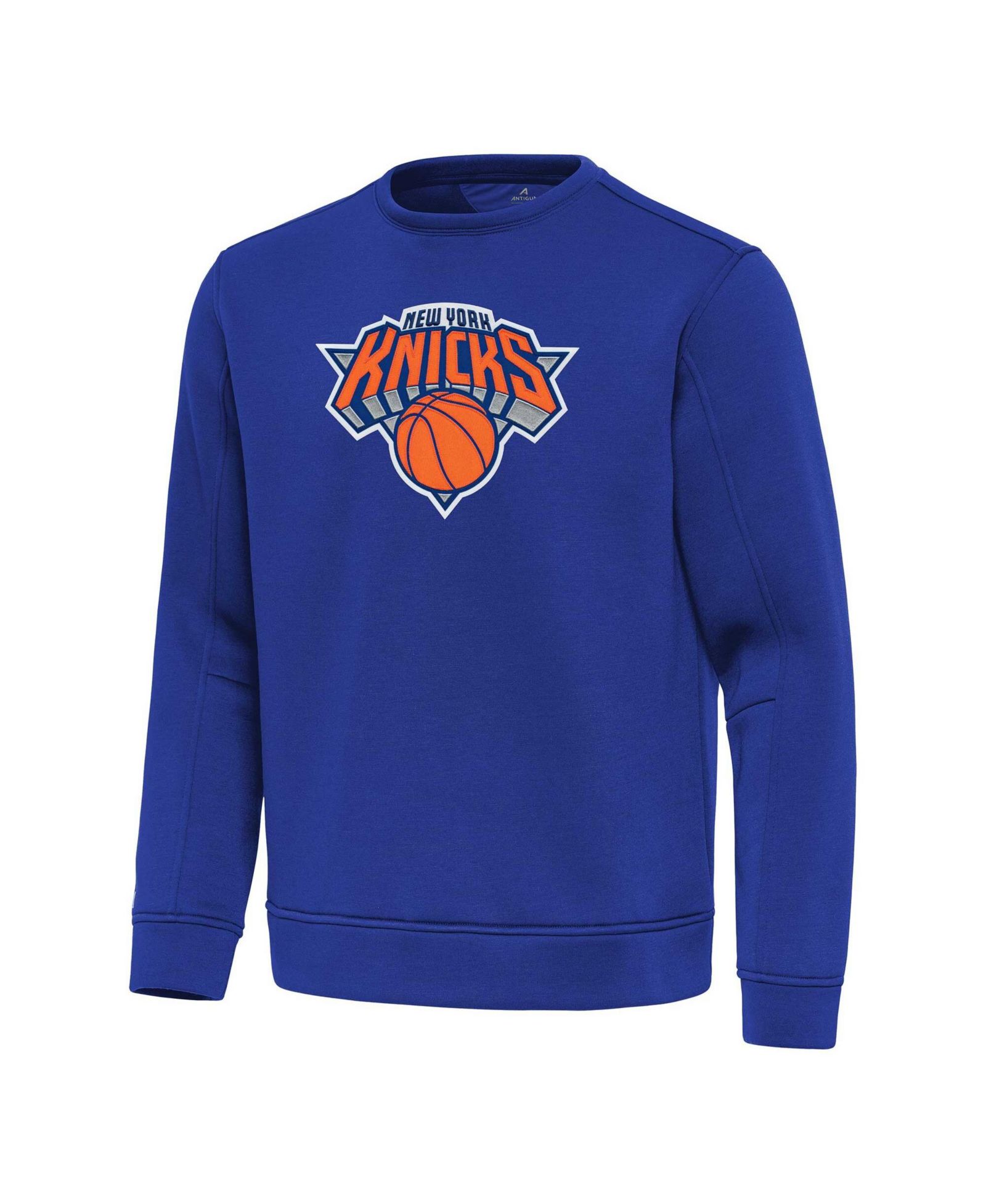 Свитшот Antigua Men's Blue New York Knicks Relevant Pullover
