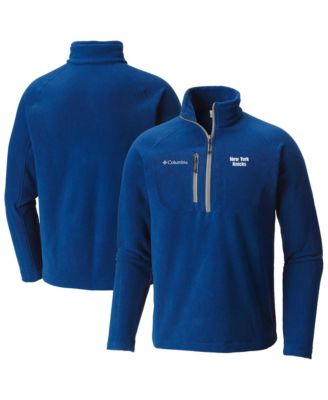Columbia Men's Blue New York Knicks Fast Trek III Half-Zip Fleece Pullover Sweatshirt