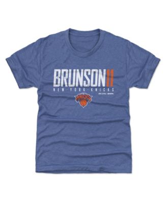 Детская футболка 500 Level Jalen Brunson Blue New York Knicks Elite