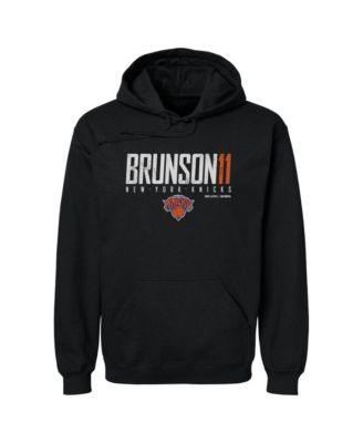 Мужское худи 500 Level Jalen Brunson Black New York Knicks Elite Pullover