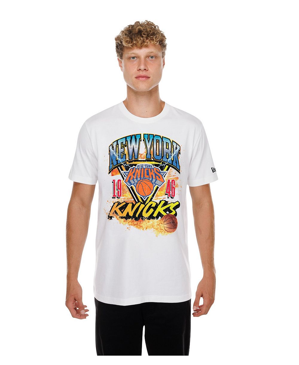 Мужская футболка New Era New York Knicks Lifestyle Capsule Basketball on Fire
