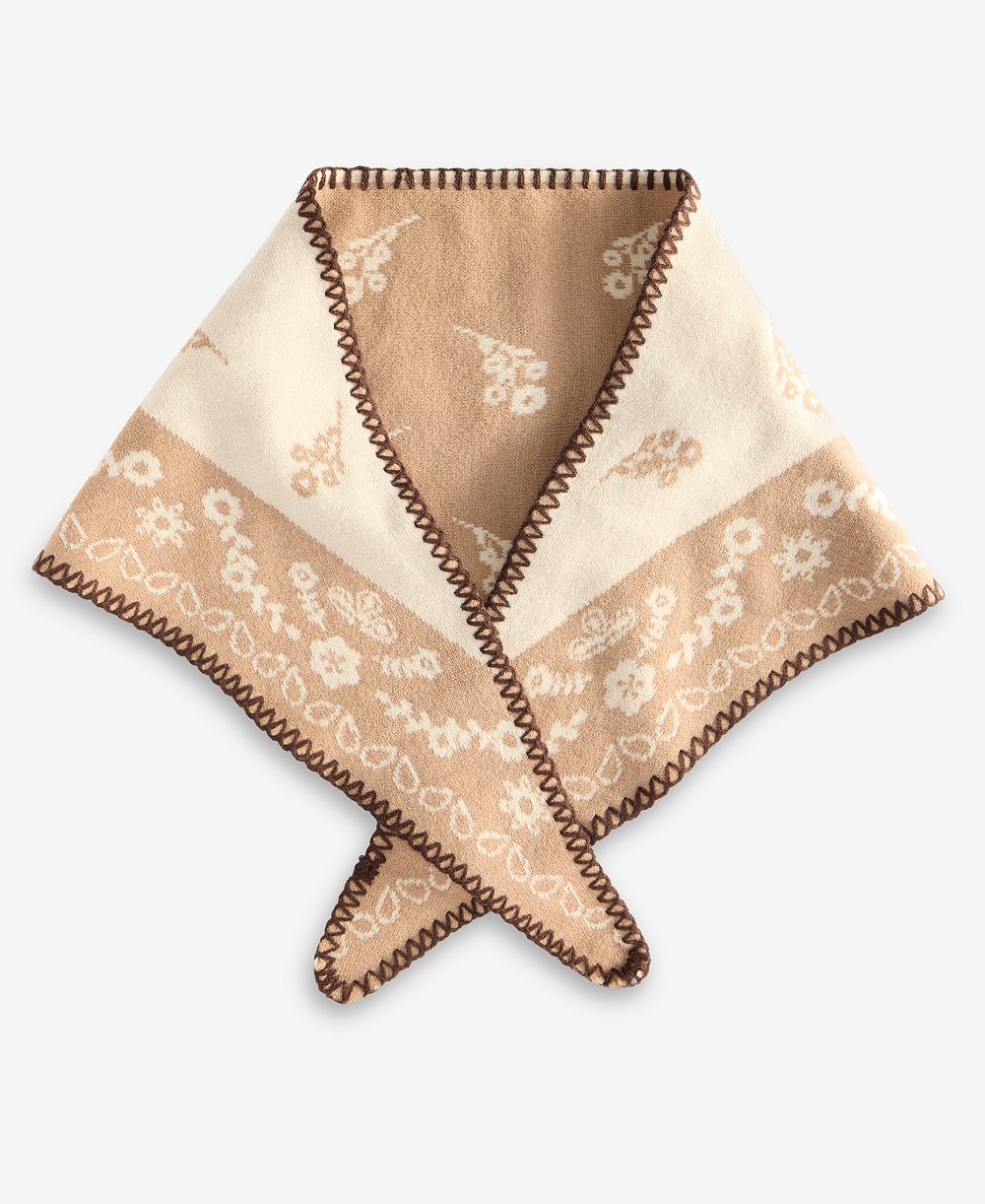 Style & Co Women's Paisley Bandana Print Triangle Knit Scarf, Macy's Exclusive