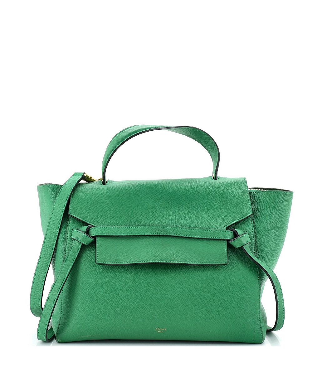 Pre-Owned Celine Mini Belt Bag Textured Leather