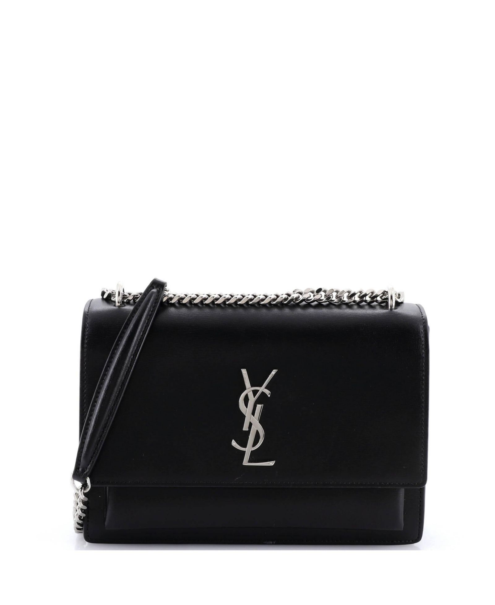 Saint Laurent Medium Sunset б/у кожаная сумка кросс-боди