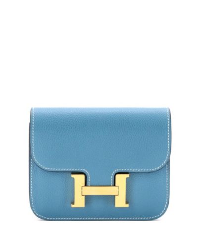 Б/у кошелек HERMÉS Constance Slim Evercolor