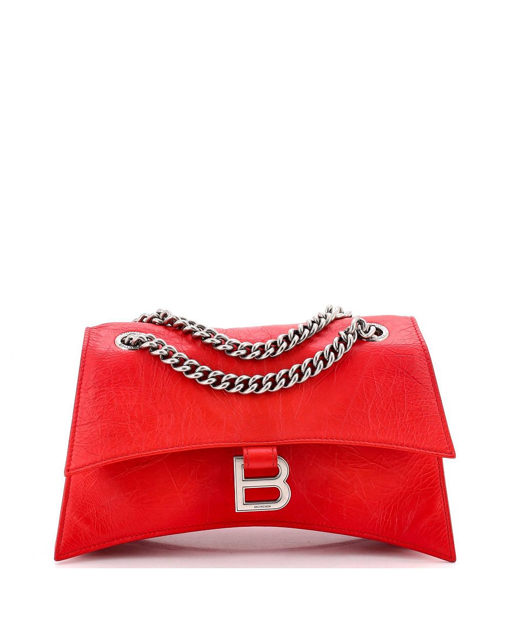 Сумка Pre-Owned Balenciaga Small Crush Chain Flap Bag Leather
