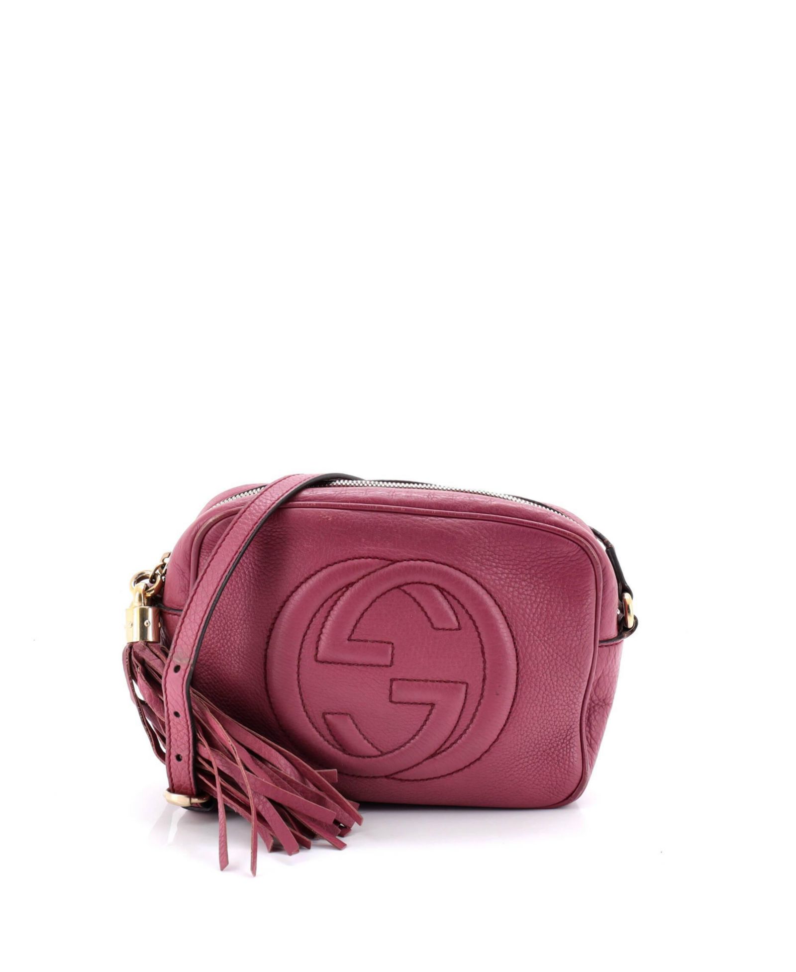 Кожаная сумка через плечо Gucci Small Soho Disco (б/у)