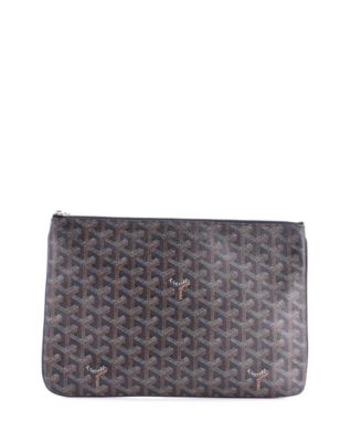 Подержанный слип-клатч Goyard MM Senat из покрытия canvas