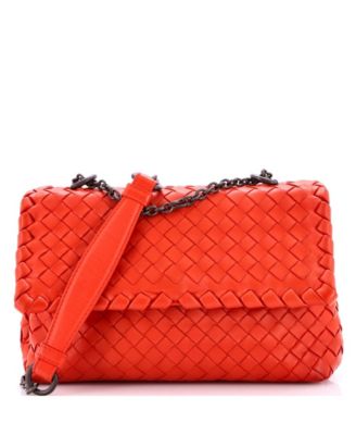 Pre-Owned Bottega Veneta маленькая сумка через плечо Olimpia Intrecciato Nappa