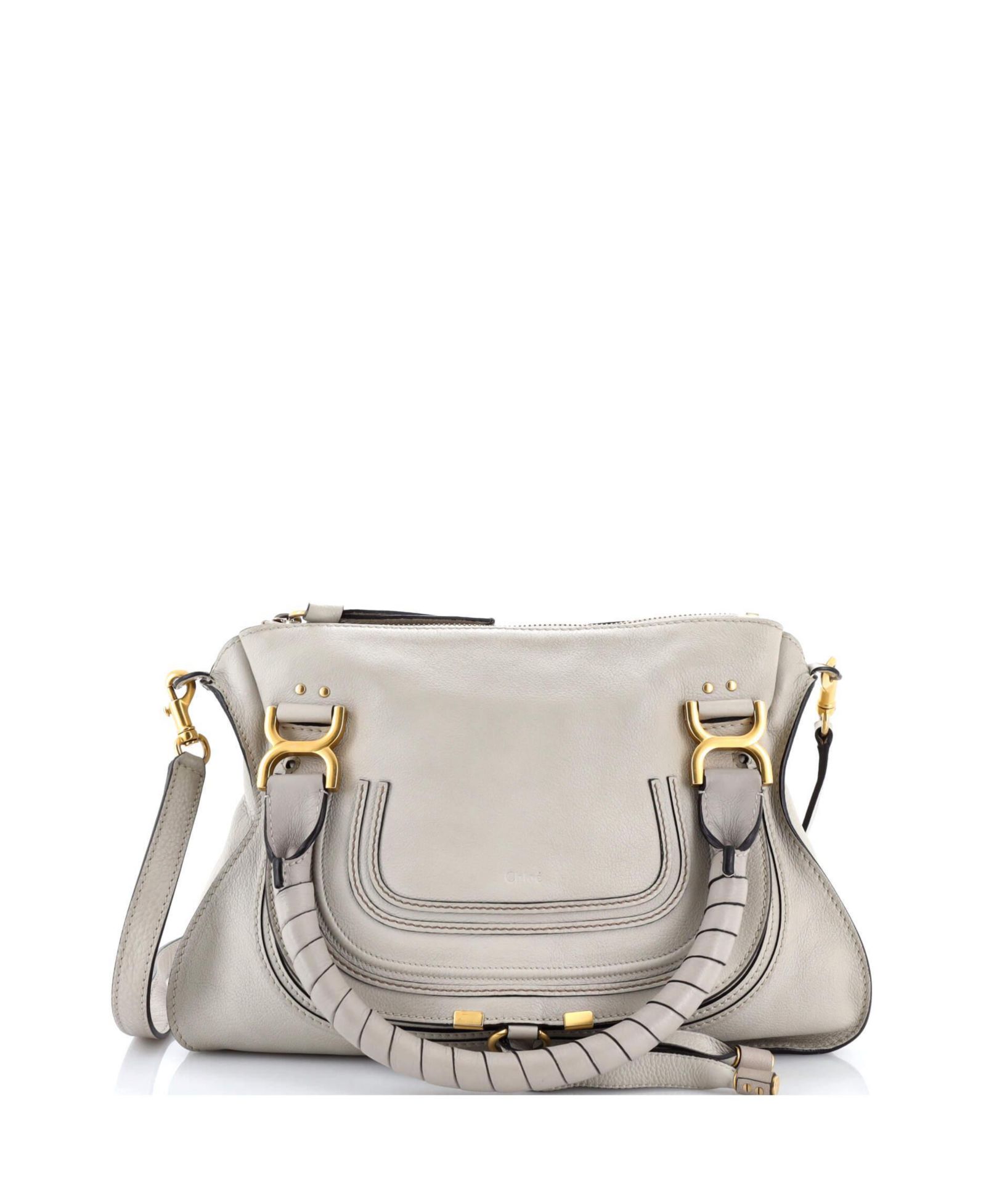 Pre-Owned Chloe Medium Marcie Satchel Leather