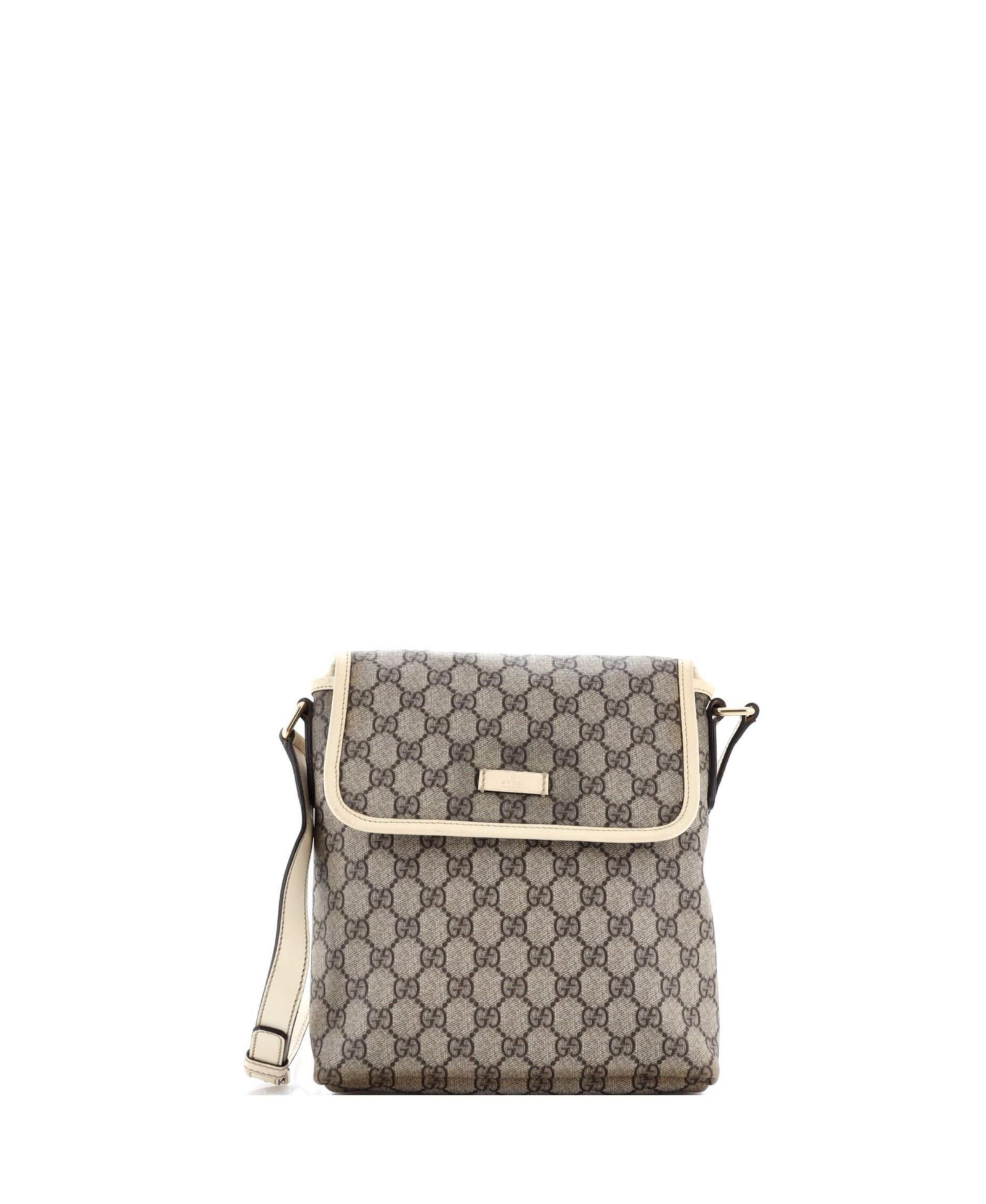 Pre-Owned Gucci Small Flap Messenger GG Coated Canvas