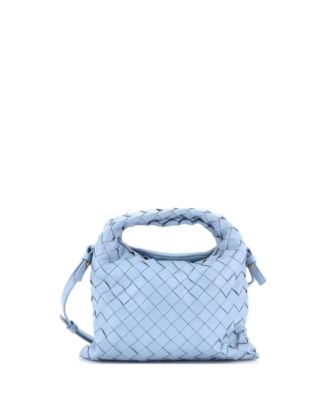 Б/у мини-сумка Bottega Veneta Hop Top Handle Intrecciato Nappa