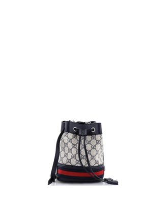 Сумка Gucci Mini Ophidia Bucket Bag Coated Canvas Pre-Owned