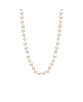 Spero London Small Natural Freshwater Real Pearl Strand Necklace