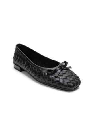 Forever & Always Shoes Women's Garen Leather Ballet Flat