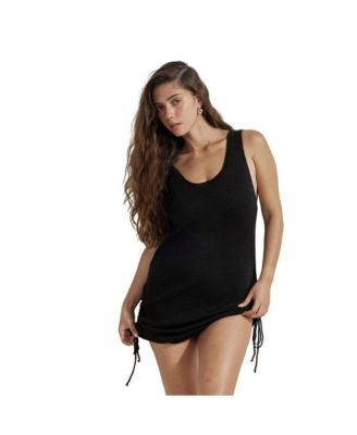 Gottex Beach Life Women's Orchid Sleeveless Crochet Dress Cover-Up