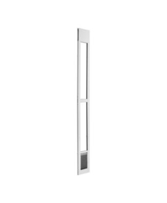 COZITO Dog Door for Sliding Glass Door Adjustable Height Small Flap with Rotating Hinge