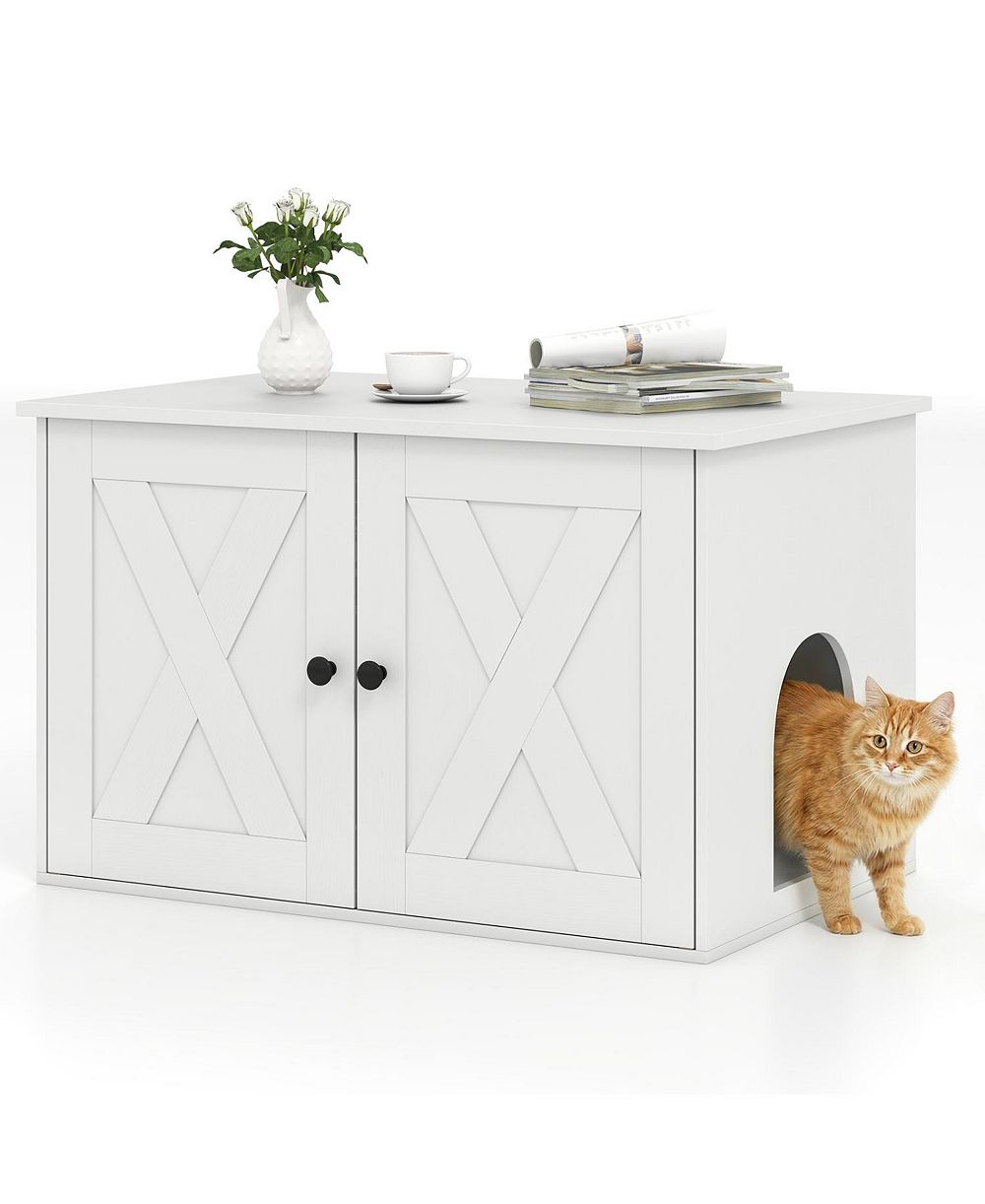 Кошачий лоток COZITO Hidden Cat Litter Box Enclosure Furniture