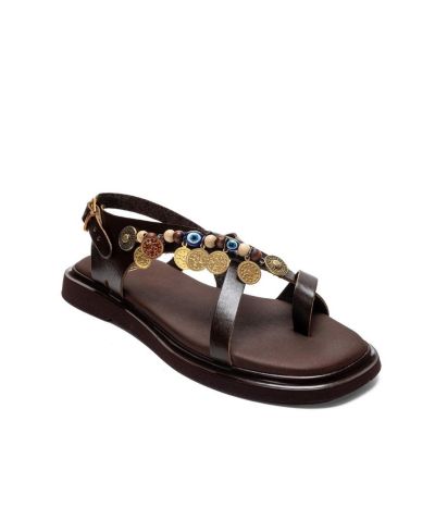 Женские кожаные сандалии Forever & Always Shoes Hush Beaded