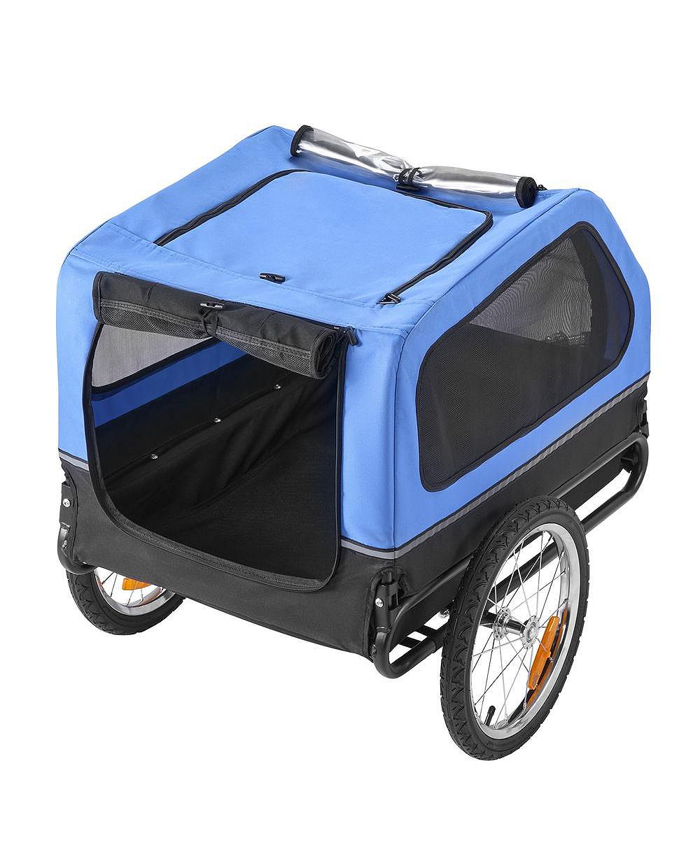 RUIE Foldable Pet Bike Trailer 88 lb Capacity 31 in Cabin Quick Connect Coupler