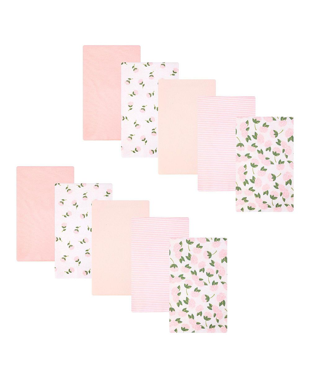 Пеленки Hudson Baby Girl Cotton Poly Flannel, One Size