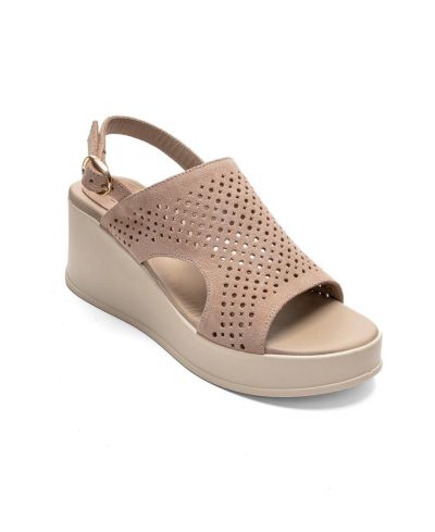 Женские кожаные босоножки на платформе Forever & Always Shoes Jadira