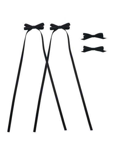 Puttisu Girls Ribbon Bow Clip Set (4pc)