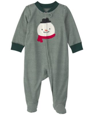 Carter's Baby Boys' and Girls' Snowman 2-Way Zip Sleep & Play