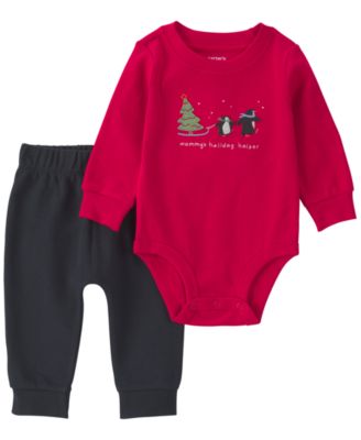 Детский комплект из боди и брюк Carter's Mommy's Holiday Helper, 2 шт